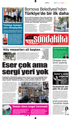 Bornova Belediyesi׳nden Türkiye׳de bir ilk daha