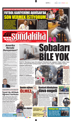 SON VERMEK İSTİYORUM