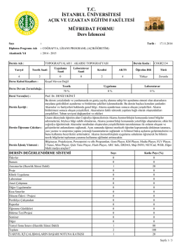 topografyalar:akarsu jeomorfolojisi - Coğrafya