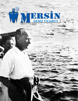 Deniz Ticareti Dergisi Kasım 2014 Sayısı