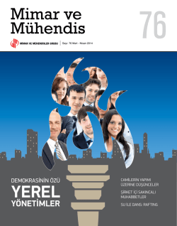 PDF İndir - Mimar ve M&uuml;hendisler Grubu