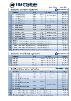 Leadshine Power Supply Fiyat Listesi Leadshine Easy Servo Fiyat