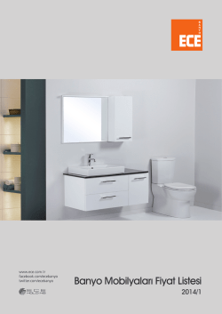 Banyo Mobilyaları Fiyat Listesi