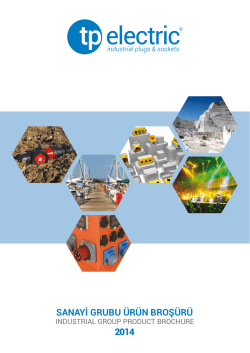 SANAYİ GRUBU &Uuml;R&Uuml;N BROŞ&Uuml;R&Uuml; 2014