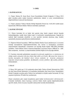 Soma Maden Faciası Raporu - İnsan Hakları