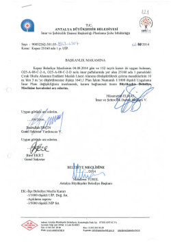 G&uuml;ndemin 121.Maddesi - Antalya Belediyesi