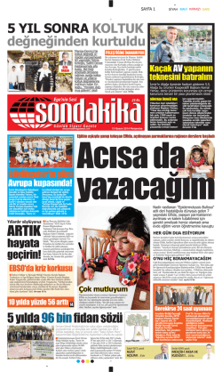 5 YIL SONRA KOLTUK değneğinden kurtuldu