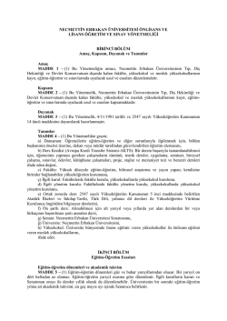 TC AİLE VE SOSYAL POLİTİKALAR BAKANLIĞI Eğitim ve Yayın