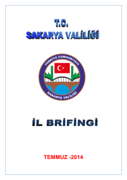 TEMMUZ -2014 - Sakarya Valiliği