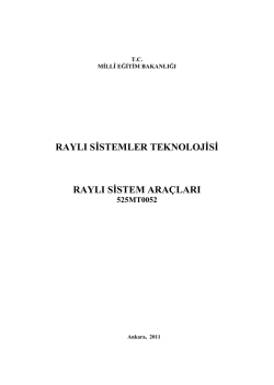 Raylı Sistem Ara&ccedil;ları