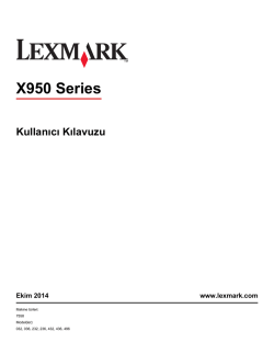 Yazdırma - Lexmark
