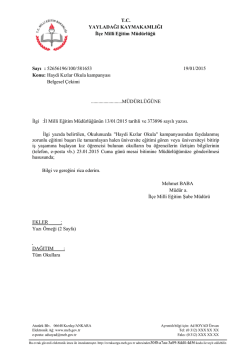 Haydi Kızlar Okula Kampanyası Belgesel &Ccedil;ekimi