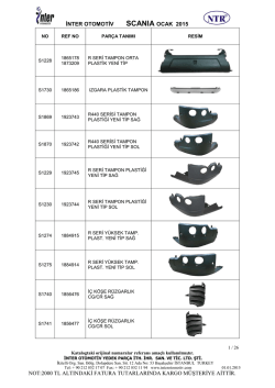 Scania Kataloğu - Inter Otomotiv