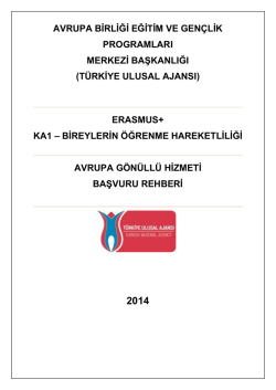AVRUPA BİRLİĞİ EĞİTİM VE GEN&Ccedil;LİK
