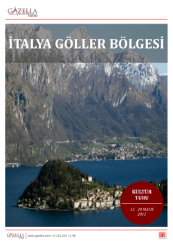 İTALYA G&Ouml;LLER B&Ouml;LGESİ