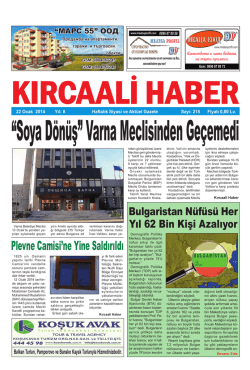 Sayı 215/2014 - Kırcaali Haber