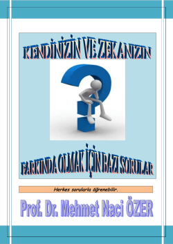 devamı - Prof.Dr.Mehmet Naci ÖZER