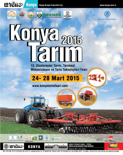 Kasım 2014 - T&uuml;rkiye Ziraat Odaları Birliği
