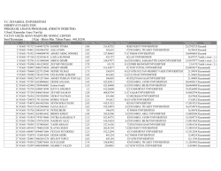 Psikoloji 3. Sınıf - Edebiyat Fak&uuml;ltesi