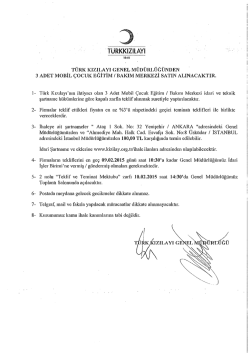 ilan metnini indirmek i&ccedil;in tıklayınız