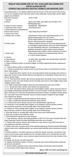 K&ouml;rfez Belediyesi - &Ouml;zg&uuml;r Kocaeli Gazetesi