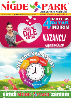 Katalog - Niğde Park