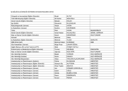 iş sağlığı iş g&uuml;venliği eğitimine katılmayanların listesi