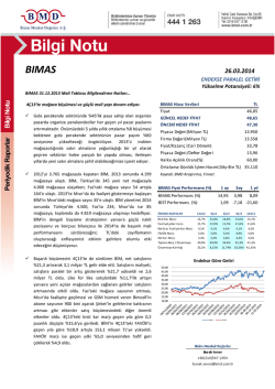 bımas - Bizim Menkul Değerler