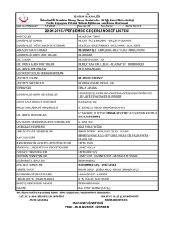 2 - Kartal Koşuyolu Yüksek İhtisas Eğitim ve Araştırma Hastanesi