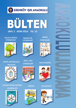 SAYI: 2 EKİM 2014 YIL: 15
