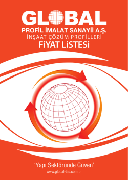 Profil Fiyat Listesi 2014/1