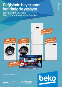 Değişimin heyecanını indirimlerle yaşayın.