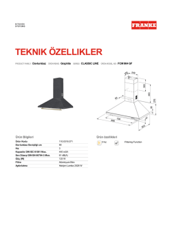 110.0319.371 Teknik &Ouml;zellikler