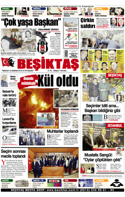 Siyasi - Gazete Beşiktaş