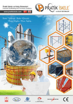 Katalog - Pratik İskele Ve Kalıp Sistemleri