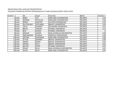 diger &uuml;niversiteler 3.yedek liste