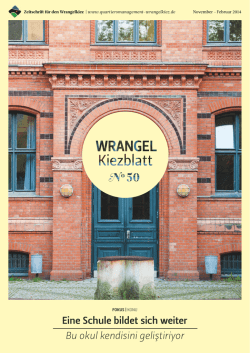 WrangelKiezblatt Nr. 50 - Quartiersmanagement Wrangelkiez