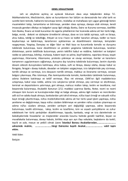 Leh ve aleyhime açılmış ve açılacak bilumum dava veya takiplerden