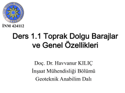 2014Ders1.1 Toprak dolgu barajlar ve genel özellikleri