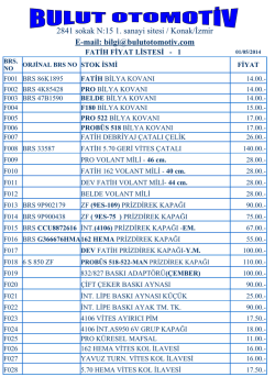 PRO 522 - Bulut Otomotiv