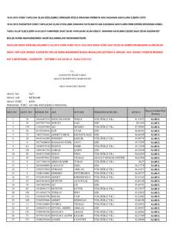 S&ouml;zleşmeli M&uuml;başirlik Başvuru Sonu&ccedil;ları.