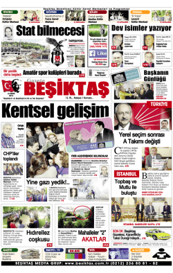 Siyasi - Gazete Beşiktaş