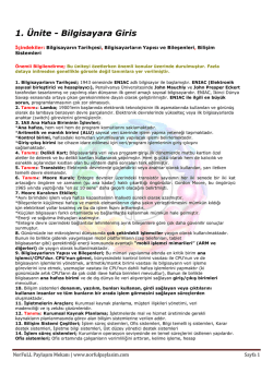 Temel Bilgi Teknolojileri 1-4