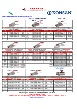 &Uuml;r&uuml;n Fiyat Listesini g&ouml;rmek i&ccedil;in tıklayınız.