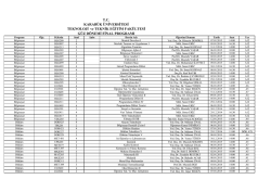 T.C. KARAB&Uuml;K &Uuml;NİVERSİTESİ TEKNOLOJİ ve TEKNİK EĞİTİM