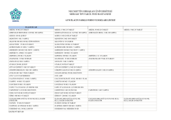 AYNI ILACIN FAR KLI FORM VE DOZ LARI LISTESI.pd f