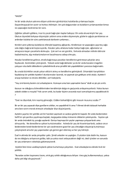 "KAOS!" Ve bir anda okulun yakınına d&uuml;şen yıldırımın