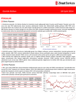 G&uuml;nl&uuml;k B&uuml;lten 18 Eyl&uuml;l 2014