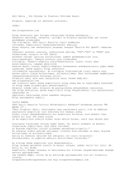 Adil Maviş _ Söz Söyleme ve İnsanları Etkileme