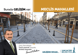 MECLİS MAHALLESİ - Sancaktepe Belediyesi